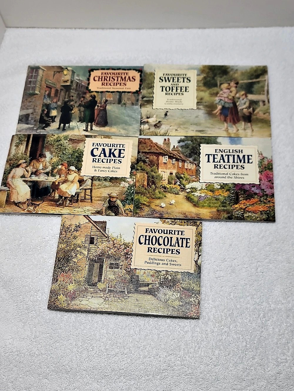 Favourite Recipe Book Collection 5 Books From England NWOT